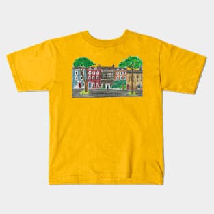 Vintage Cityscape Kids T-Shirt